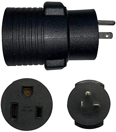 ONETAK NEMA 6-20P to 6-50R Compact 240V 20 Amp 3 Prong Male Plug to 240V 50 Amp 3 Prong Female Receptacle Generator Welder Dryer EV Charger Power Cord Adapter Connector