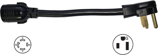 ONETAK NEMA 6-50P to L14-30R 240V 30 Amp Welder Welding Dryer EV Charger Power Cord Adapter Adaptor Connector Connecter