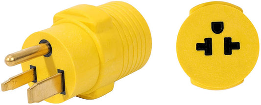 ONETAK NEMA 6-50P to 5-15R 5-20R 6-15R 6-20R Compact 240V 50 Amp 3 Prong Male Plug to 240V 15 Amp 20 Amp 3 Prong Female Receptacle Generator Welder Dryer EV Charger Power Cord Adapter Connector