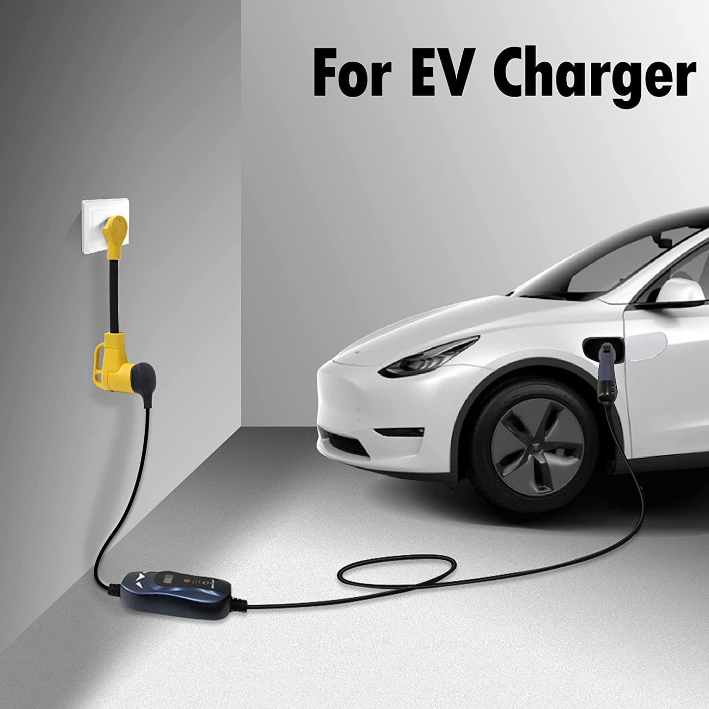 ONETAK NEMA TT-30P to 14-50R 120V 30 Amp 3 Prong RV Male Plug to 4 Prong Generator Female Receptacle EV Charger Compatible Tesla Gen 2 Power Cord Adapter