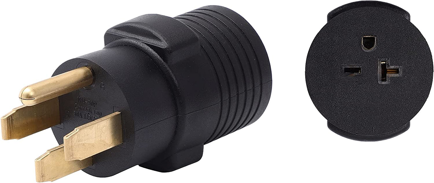 ONETAK NEMA 14-50P to 6-15R 6-20R Compact 240V 50 Amp 3 Prong Male Plug to 240V 15 Amp 20 Amp 3 Prong Female Receptacle Generator Welder Dryer EV Charger Power Cord Adapter Connector