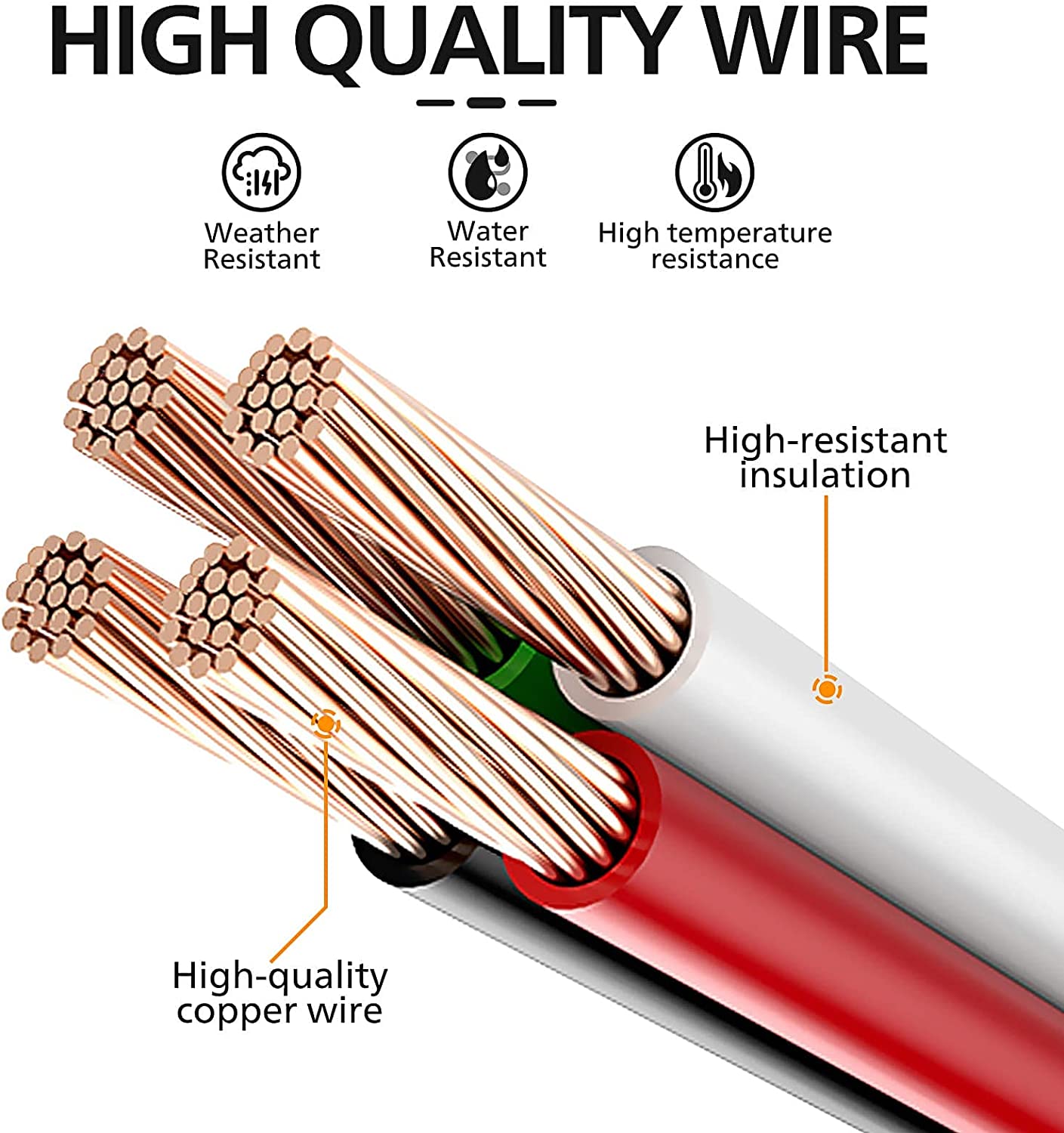 25 Feet 10AWG SJTW NEMA L14-30P to L14-30R 125/250V 30Amp Twist Lock 4 Prong Male Plug Female Receptacle Generator RV EV Dryer Welder Extension Cord With L14-30P to 5-15R 5-20R Adapter Cable Organizer