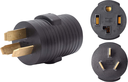 ONETAK NEMA 10-50P to 14-30R Compact 120V/240V 30 Amp Welder Welding Dryer Power Cord Adapter Adaptor Connector Connecter