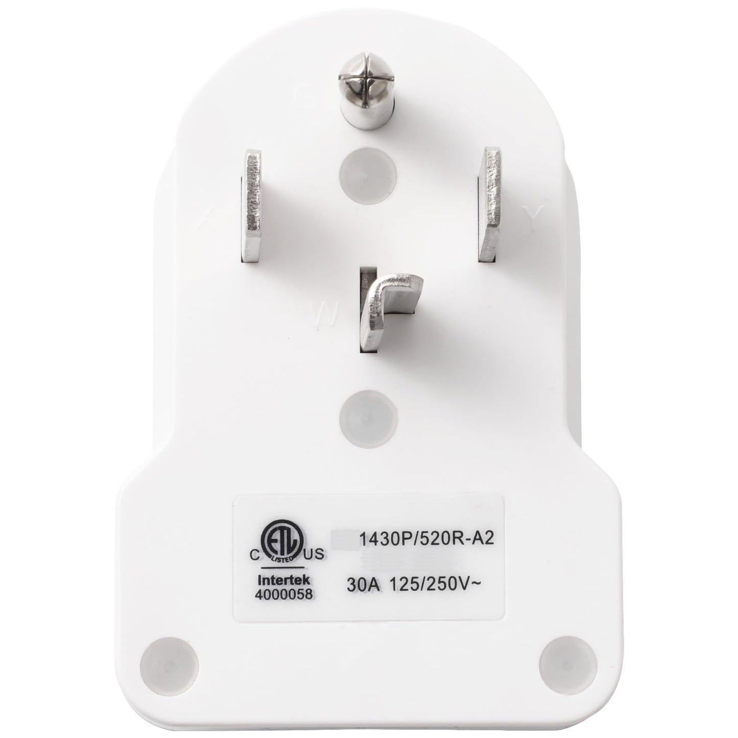 ONETAK NEMA 14-30P to 2 Outlet 5-15R 5-20R Switch Overload Protector 120V 30 Amp 4 Prong Male Plug to 120V 20 Amp 3 Prong Female Receptacle Generator Welder Dryer EV Charger Power Cord Adapter