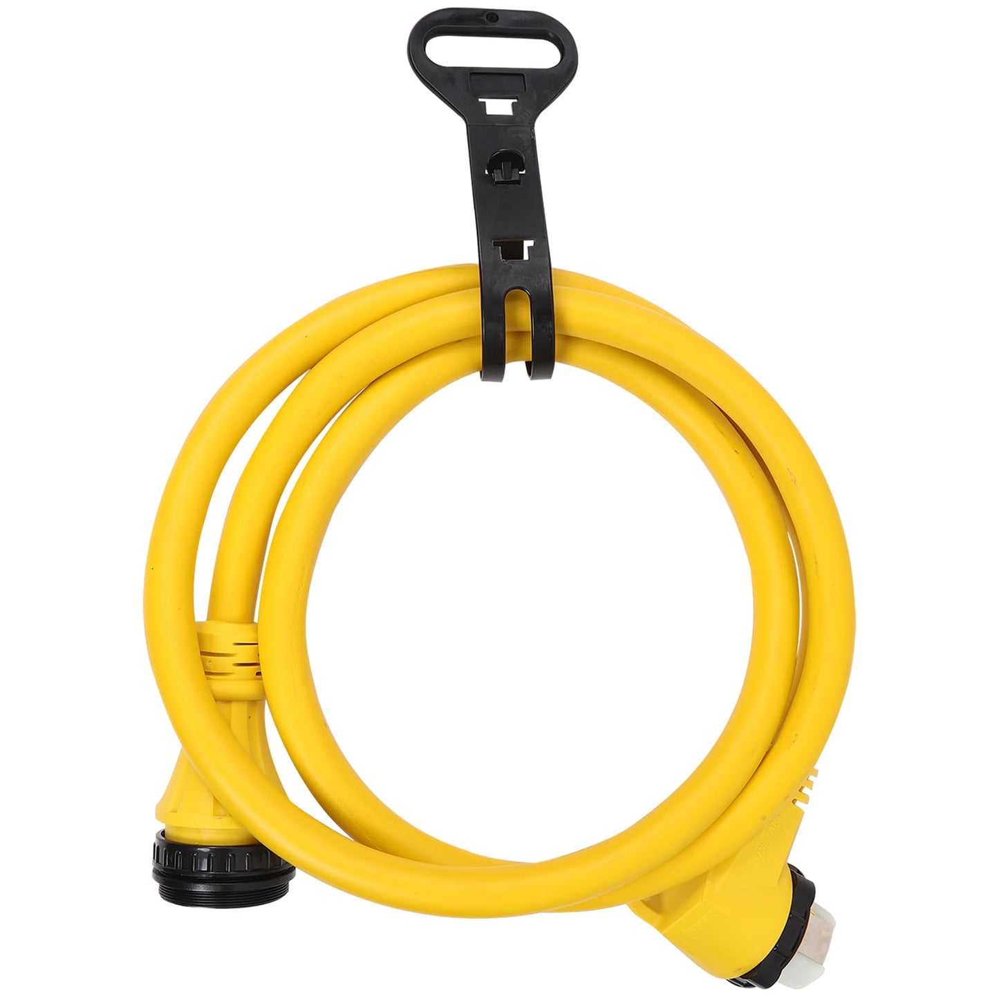 ONETAK SS2-50P to SS2-50R 9FT Right Angle 90 Degree 120V/240 50 Amp Male to Twist Lock Receptacle Generator RV Marine Shore Boat Extension Cable Power Cord Adapter