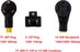 ONETAK NEMA 5-15P TT-30P 120V 3 Prong Plug Male to 14-50R 120/240V 50Amp 4 Prong Female Receptacle Y Combiner STW 3 Feet Welder Dryer Power Cord Adapter Connector