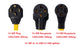 ONETAK NEMA 14-30P to 2 Outlet 14-30R 14-50R Y Splitter 3 Feet 120V/240V 30 Amp STW 10 AWG 4 Prong Male Plug to Female Outlet Receptacle Welder RV Dryer Generator Power Cord Adapter